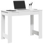 Escritorio de madera contrachapada blanco 100x45x75 cm de , Escritorios - Ref: Foro24-860427, Precio: 63,22 €, Descuento: %
