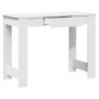 Escritorio de madera contrachapada blanco 100x45x75 cm de , Escritorios - Ref: Foro24-860427, Precio: 63,22 €, Descuento: %