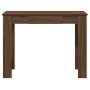 Escritorio de madera de ingeniería roble marrón 100x45x75 cm de , Escritorios - Ref: Foro24-860433, Precio: 65,12 €