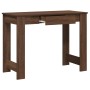 Escritorio de madera de ingeniería roble marrón 100x45x75 cm de , Escritorios - Ref: Foro24-860433, Precio: 65,12 €