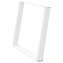 Patas para mesa comedor forma U 2uds acero blanco 100x(72-73)cm by , Table legs - Ref: Foro24-4012805, Price: 109,40 €, Disco...