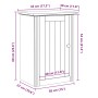 Armario de pared para baño BODO blanco 44x30x60 cm de , Muebles de baño - Ref: Foro24-4016854, Precio: 58,71 €, Descuento: %