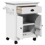 Carrito de cocina BODO blanco 72x45x80 cm von , Küchen- und Speisewagen - Ref: Foro24-4016875, Preis: 140,32 €, Rabatt: %