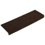 Stair tread mat 15 units brown punched fabric 65x21x4cm by vidaXL, Stair mats - Ref: Foro24-326188, Price: 47,14 €, Discount: %