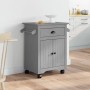 Carrito de cocina BODO gris 72x45x80 cm von , Küchen- und Speisewagen - Ref: Foro24-4016877, Preis: 140,41 €, Rabatt: %