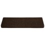 Treppenmatte 15 Stück brauner gelochter Stoff 65x21x4cm von vidaXL, Treppenmatten - Ref: Foro24-326188, Preis: 48,23 €, Rabat...