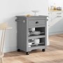 Carrito de cocina BODO gris 67,5x45x80 cm de , Carros de cocina y comedor - Ref: Foro24-4016880, Precio: 110,36 €, Descuento: %