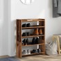 Mueble zapatero madera contrachapada madera vieja 60x25x81 cm by , Shoe racks and shoe organizers - Ref: Foro24-859885, Price...