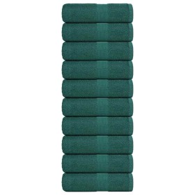 Toallas de jabón 10 uds verde 30x30 cm 360 gsm 100% algodón de , Toallas - Ref: Foro24-136850, Precio: 19,07 €, Descuento: %