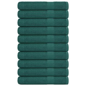 Toallas de sauna 10 uds 100% algodón verde 80x200 cm 360 gsm by , Towels - Ref: Foro24-136865, Price: 113,68 €, Discount: %