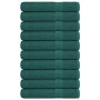Toallas de sauna 10 uds 100% algodón verde 80x200 cm 360 gsm by , Towels - Ref: Foro24-136865, Price: 118,85 €, Discount: %