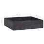 Black marble sink 40x40x10 cm by vidaXL, Sinks - Ref: Foro24-149169, Price: 119,03 €, Discount: %