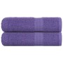Toallas de mano 2 uds 100% algodón púrpura 50x100 cm 360 gsm de , Toallas - Ref: Foro24-136878, Precio: 15,75 €