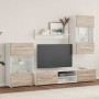 Muebles de TV 5 piezas con iluminación LED roble sonoma von , TV-Möbel - Ref: Foro24-3324231, Preis: 478,22 €, Rabatt: %