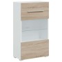Muebles de TV 5 piezas con iluminación LED roble sonoma von , TV-Möbel - Ref: Foro24-3324231, Preis: 478,22 €, Rabatt: %