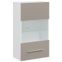 Muebles para TV 5 piezas con iluminación LED gris piedra de , Muebles TV - Ref: Foro24-3324233, Precio: 320,19 €