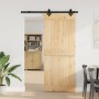 Puerta corredera con herrajes madera maciza de pino 85x210 cm von , Türen - Ref: Foro24-3332678, Preis: 167,73 €, Rabatt: %
