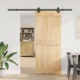 Puerta corredera con herrajes madera maciza de pino 85x210 cm von , Türen - Ref: Foro24-3332684, Preis: 180,80 €, Rabatt: %