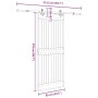 Puerta corredera con herrajes madera maciza de pino 85x210 cm von , Türen - Ref: Foro24-3332684, Preis: 180,80 €, Rabatt: %