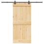 Puerta corredera con herrajes madera maciza de pino 95x210 cm von , Türen - Ref: Foro24-3332686, Preis: 202,77 €, Rabatt: %
