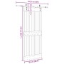 Puerta corredera con herrajes madera maciza de pino 85x210 cm von , Türen - Ref: Foro24-3332690, Preis: 162,21 €, Rabatt: %