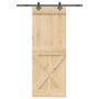 Puerta corredera con herrajes madera maciza de pino 85x210 cm von , Türen - Ref: Foro24-3332774, Preis: 193,03 €, Rabatt: %