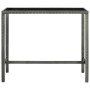 Mesa y taburetes altos jardín 3 piezas ratán sintético gris by vidaXL, Garden sets - Ref: Foro24-3064847, Price: 490,93 €, Di...