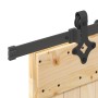 Puerta corredera con herrajes madera maciza de pino 90x210 cm von , Türen - Ref: Foro24-3332781, Preis: 216,59 €, Rabatt: %