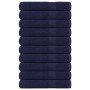 Toallas 10 uds 100% algodón azul marino 100x200 cm 600 gsm von , Handtücher - Ref: Foro24-136796, Preis: 146,92 €, Rabatt: %