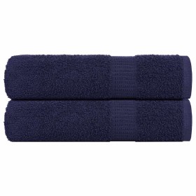 Toallas de mano 2 uds azul marino 50x100cm 360gsm 100% algodón von , Handtücher - Ref: Foro24-136782, Preis: 15,43 €, Rabatt: %
