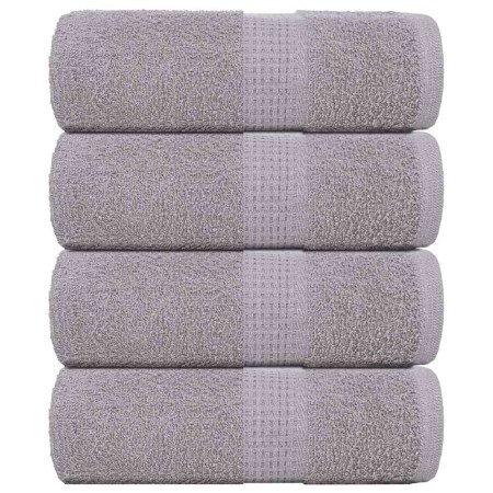 Toallas de jabón 4 uds gris 30x30 cm 360 gsm 100% algodón de , Toallas - Ref: Foro24-136825, Precio: 12,84 €, Descuento: %