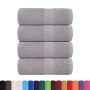 Toallas de jabón 4 uds gris 30x30 cm 360 gsm 100% algodón de , Toallas - Ref: Foro24-136825, Precio: 12,84 €, Descuento: %