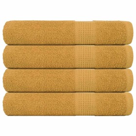 Toallas 4 piezas oro 100x200 cm 360 gsm 100% algodón von , Handtücher - Ref: Foro24-136819, Preis: 61,18 €, Rabatt: %