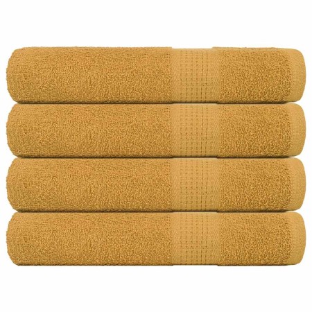 Toallas 4 piezas oro 100x200 cm 360 gsm 100% algodón by , Towels - Ref: Foro24-136819, Price: 58,61 €, Discount: %