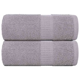 Toallas de visita 2 uds gris 30x50 cm 360 gsm 100% algodón de , Toallas - Ref: Foro24-136827, Precio: 12,22 €, Descuento: %