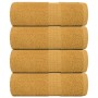 Toallas invitados 4 uds 100% algodón oro 30x50 cm 360 gsm von , Handtücher - Ref: Foro24-136804, Preis: 17,99 €, Rabatt: %