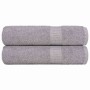 Toallas de ducha 2 uds 100% algodón gris 70x140 cm 360 gsm von , Handtücher - Ref: Foro24-136833, Preis: 22,51 €, Rabatt: %