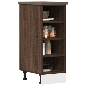 Armario de horno madera ingeniería roble ahumado 30x44,5x81,5cm de , Armarios de cocina - Ref: Foro24-854199, Precio: 57,18 €...