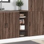 Armario de horno madera ingeniería roble ahumado 30x44,5x81,5cm de , Armarios de cocina - Ref: Foro24-854199, Precio: 57,18 €...