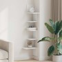 Estante de esquina de pared madera contrachapada 32x32x127,5 cm von , Regale und Regale - Ref: Foro24-860517, Preis: 38,93 €,...