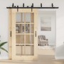 Kit de herrajes para puertas correderas acero negro 213,5 cm von , Türartikel - Ref: Foro24-3295726, Preis: 167,06 €, Rabatt: %