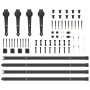 Kit de herrajes para puertas correderas acero negro 213,5 cm von , Türartikel - Ref: Foro24-3295726, Preis: 167,06 €, Rabatt: %