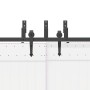 Kit de herrajes para puertas correderas acero negro 213,5 cm von , Türartikel - Ref: Foro24-3295726, Preis: 167,06 €, Rabatt: %