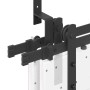 Kit de herrajes para puertas correderas acero negro 213,5 cm von , Türartikel - Ref: Foro24-3295724, Preis: 152,94 €, Rabatt: %