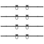 Kit de herrajes para puertas correderas acero negro 400 cm von , Türartikel - Ref: Foro24-3295758, Preis: 202,38 €, Rabatt: %