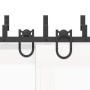 Kit de herrajes para puertas correderas acero negro 400 cm von , Türartikel - Ref: Foro24-3295758, Preis: 202,38 €, Rabatt: %