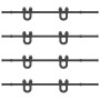 Kit de herrajes para puertas correderas acero negro 366 cm von , Türartikel - Ref: Foro24-3295753, Preis: 238,30 €, Rabatt: %