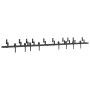 Kit de herrajes para puertas correderas acero negro 305 cm by , Door items - Ref: Foro24-3295745, Price: 234,56 €, Discount: %