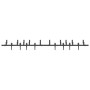 Kit de herrajes para puertas correderas acero negro 305 cm by , Door items - Ref: Foro24-3295745, Price: 234,56 €, Discount: %
