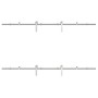 Kit de herrajes para puerta corredera 200 cm acero plateado von , Türartikel - Ref: Foro24-3295766, Preis: 230,02 €, Rabatt: %